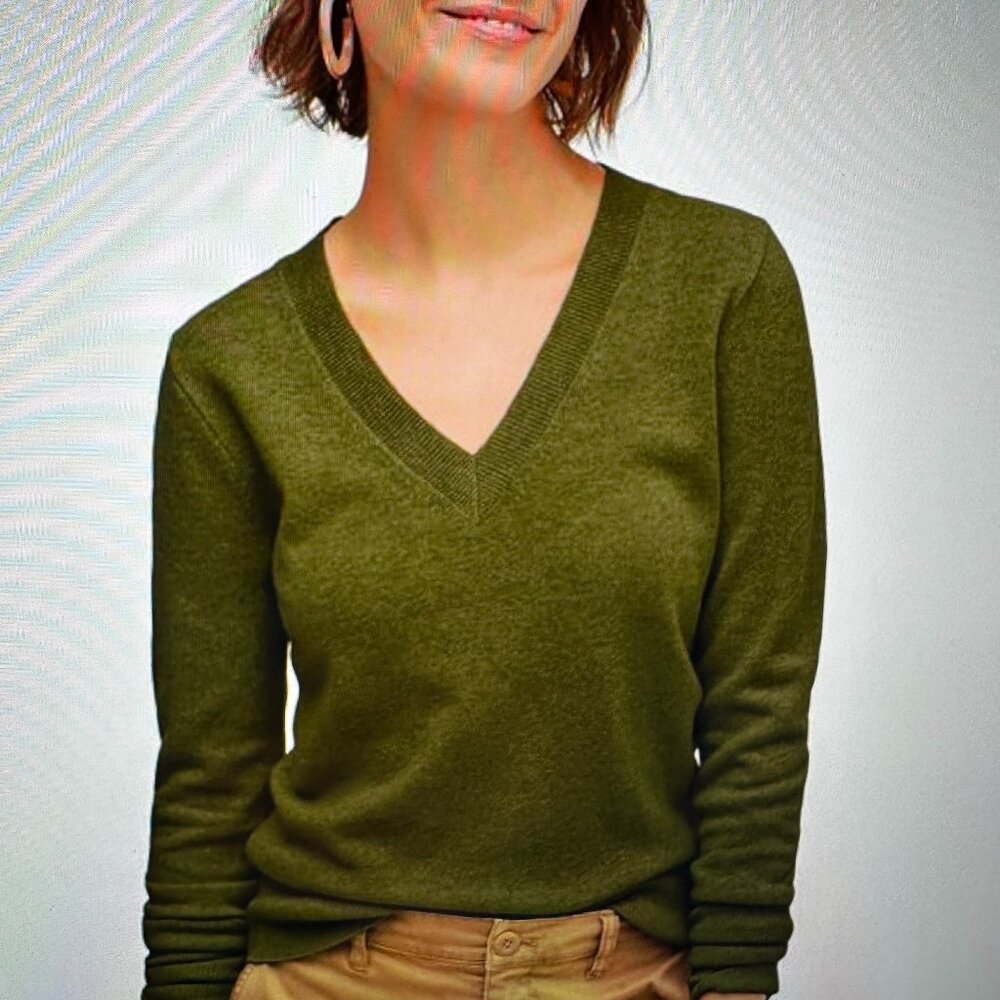 J. Crew Cashmere V Neck Sweater